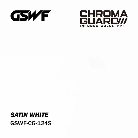 GSWF SATIN WHITE PPF fólie na ochranu laku, saténová, bílá