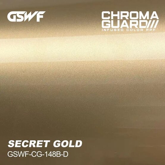 GSWF SECRET GOLD PPF fólie na ochranu laku, lesklá, zlatá