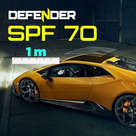 GSWF SPF70 (bm) ochranná fólie na střešní okno, tónovaná, 152cm x 1m