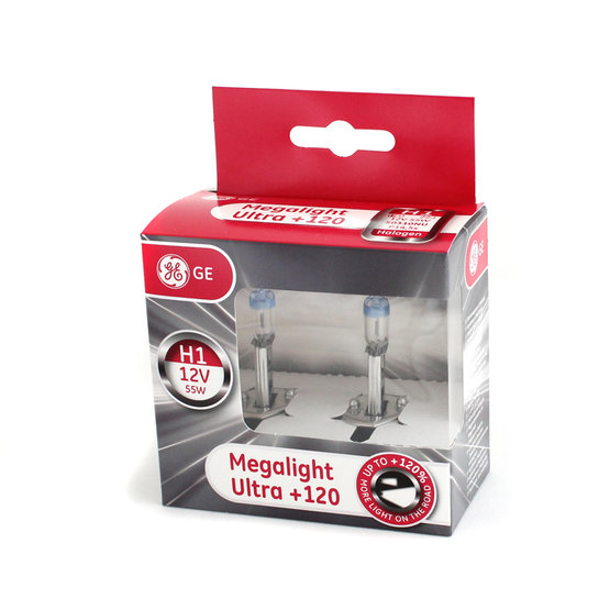 Halogenová žárovka Megalight Ultra GE H1-MU120