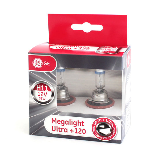 Halogenová žárovka Megalight Ultra GE H11-MU120