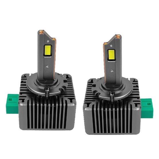 HP LED D3S Žárovky pro světlomety 2x 45W, canbus, 5000lm, 6000K