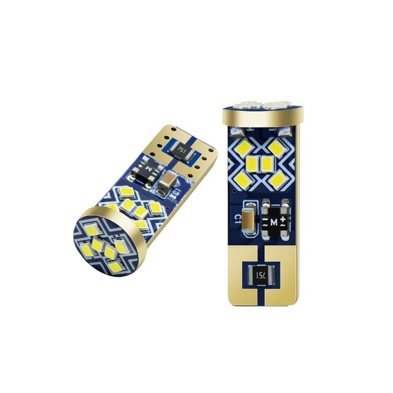 HP LED T10 Žárovky sada 2x 250lm, canbus, 6000K