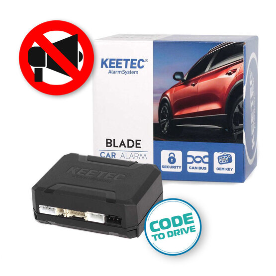 KEETEC BLADE BASIC autoalarm s připojením ke sběrnici CAN BUS