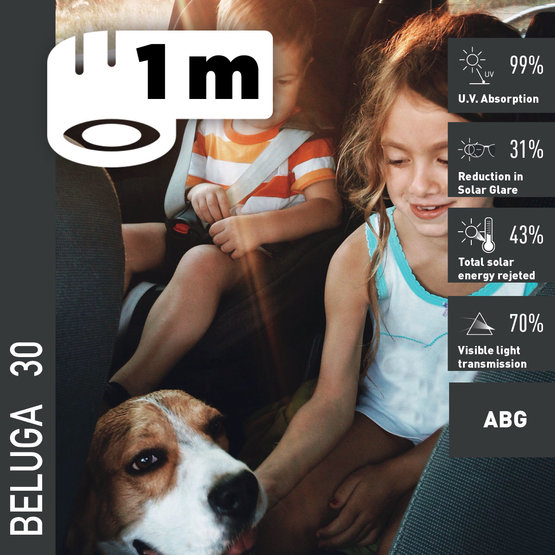 KeetecFOL BELUGA 30 R152 (bm) nanokeramická zatmavovací autofólie