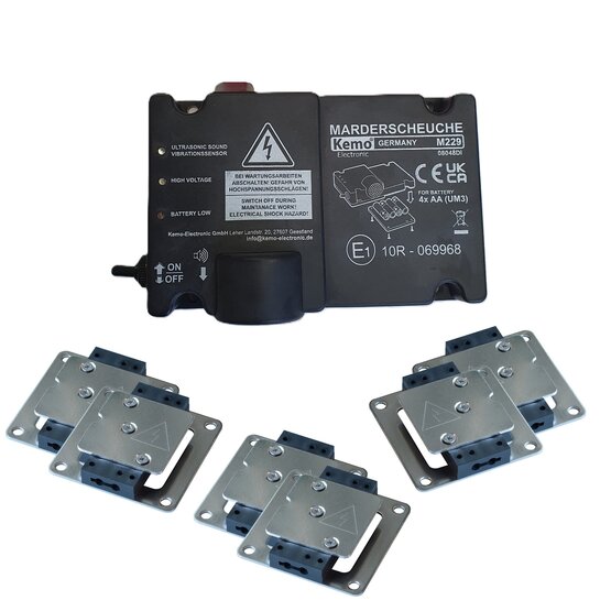 KEMO M229 Odpuzovač kun s vysokonapěťovými plotýnkami