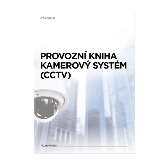 Kniha CCTV CZ provozní kniha pro kamerové systémy