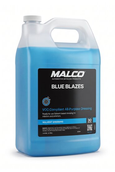 MALCO Blue Blazes ochranný přípravek plastových a vinylových dílů, 3785ml
