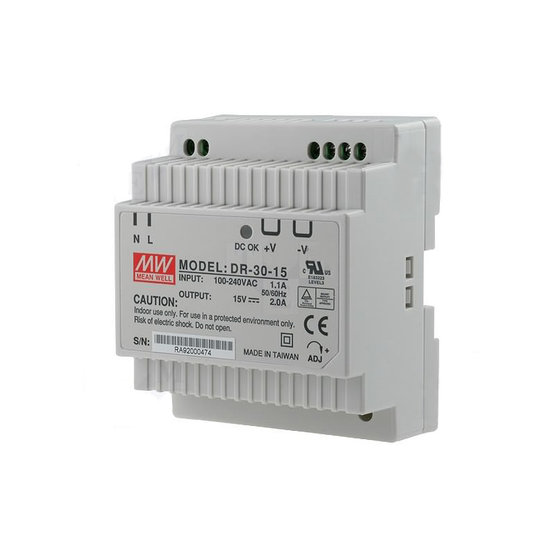 Mean Well DR-30-15 napájecí zdroj