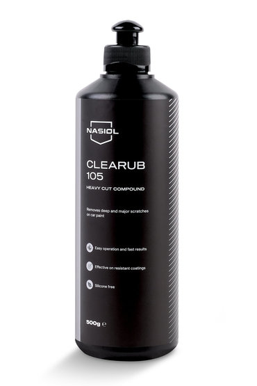 Nasiol CLEARUB 105-M leštící pasta, silná, 500g