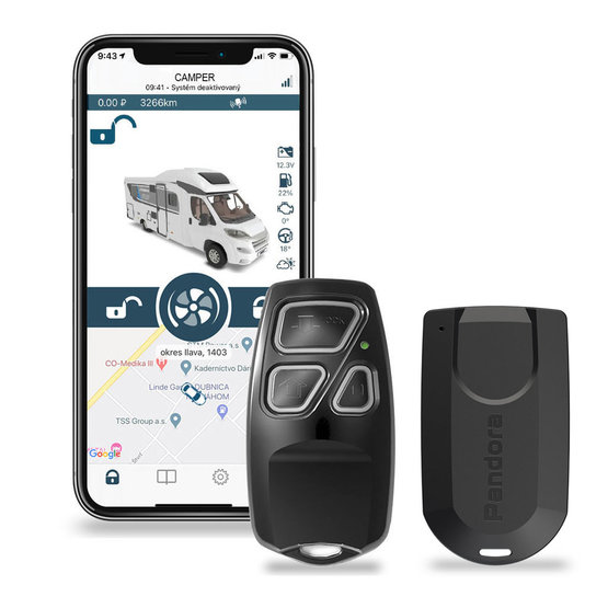 Pandora CAMPER alarm pro karavany
