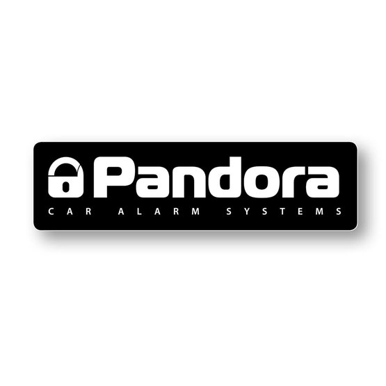 PANDORA LP COVER BLACK reklamní tabulka s logem na místo SPZ