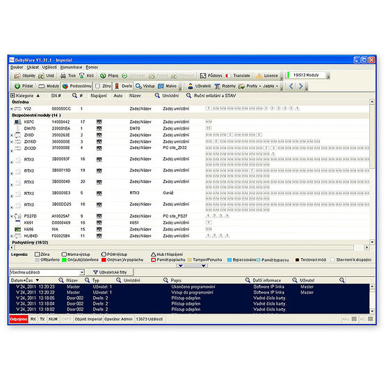 Paradox BabyWare software na PC