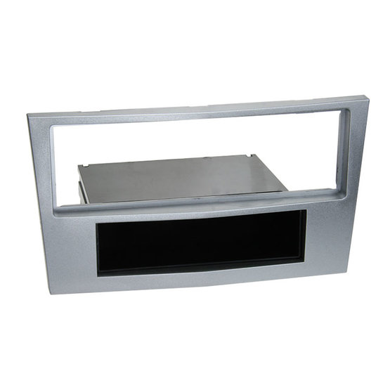 PF-2255 2 plastový rámeček 1DIN Opel Astra Zafira