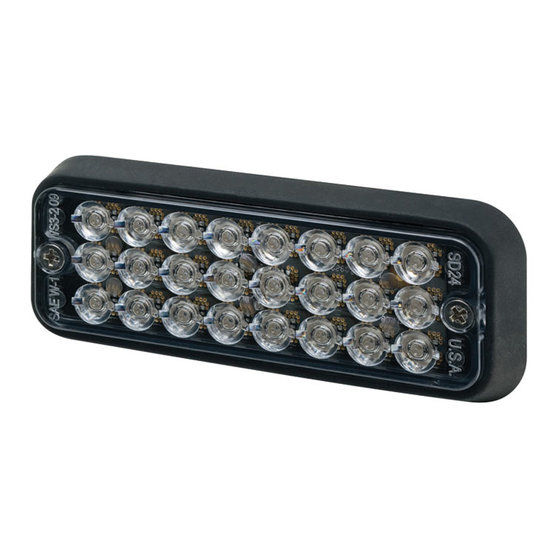 ECCO 3510B poziční výstražné světlo, modré