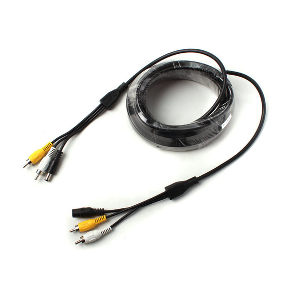 AV PWR CABLE 10M Kabel RCA samec - samec
