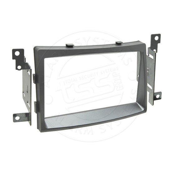 PF-2612 plastový rámeček 2DIN Ssang Yong Rodius