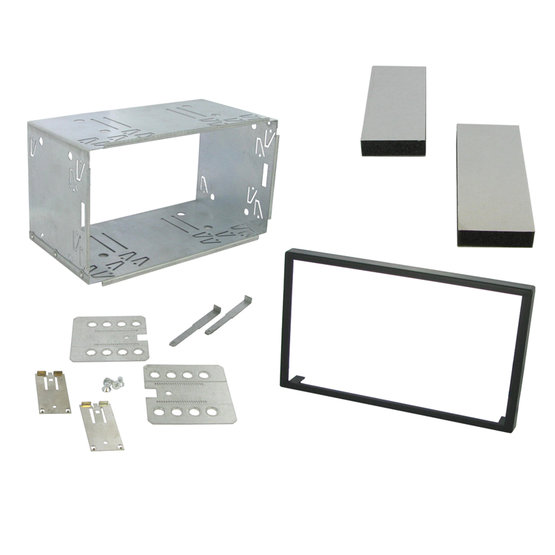 PF-1968 plastový rámeček 2DIN 2ISO