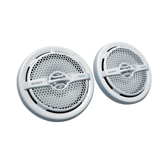 Reproduktor SONY, voděodolný, 40W, 16cm XSMP1611.U