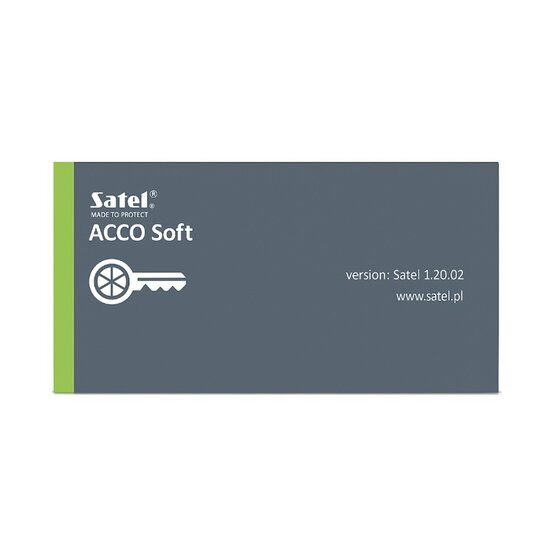 Satel ACCO Soft Program pro vytvoření struktury systému