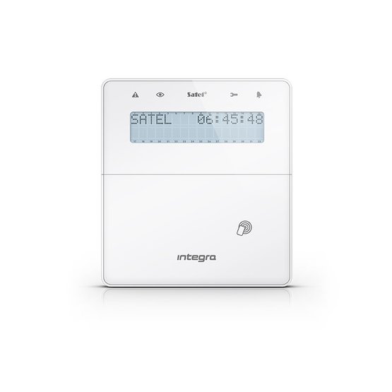 Satel INT-KLFR-W LCD klávesnice s dvířky a RFID