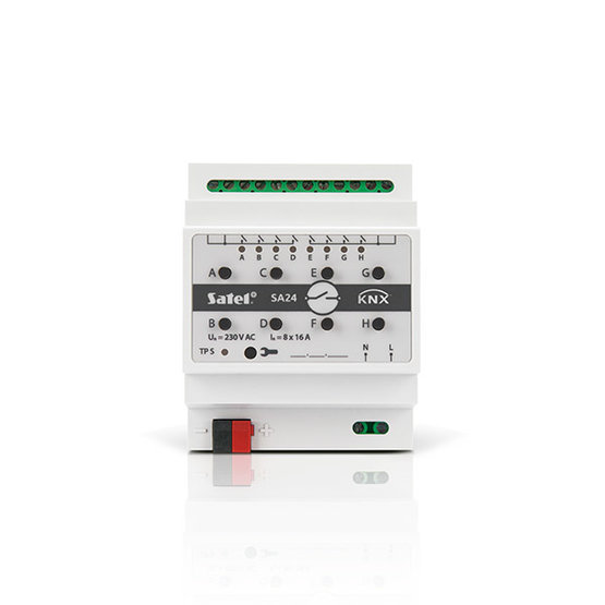 Satel KNX-SA 24 spínací akční člen - 8 kanálů