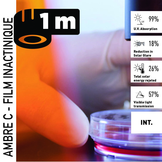 Solar Screen AMBER C (bm) anti-UV interiérová fólie