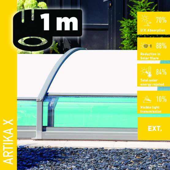 Solar Screen ARTIKA-X (bm) polykarbonátová exteriérová fólie