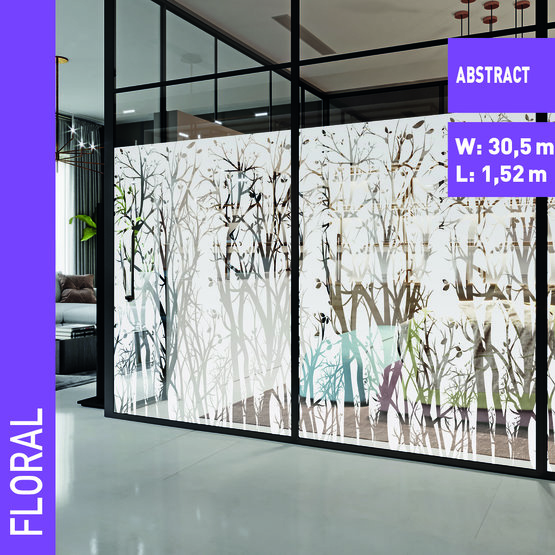Solar Screen FLORAL designová fólie