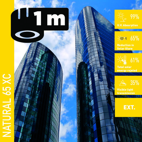 Solar Screen NATURAL 65 XC (bm) protisluneční exteriérová fólie tónovaná