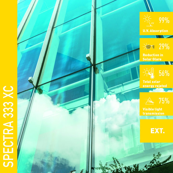 Solar Screen SPECTRA 333 XC protisluneční exteriérová fólie čirá