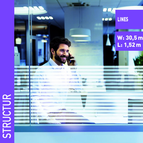 Solar Screen STRUCTUR interiérová designová fólie