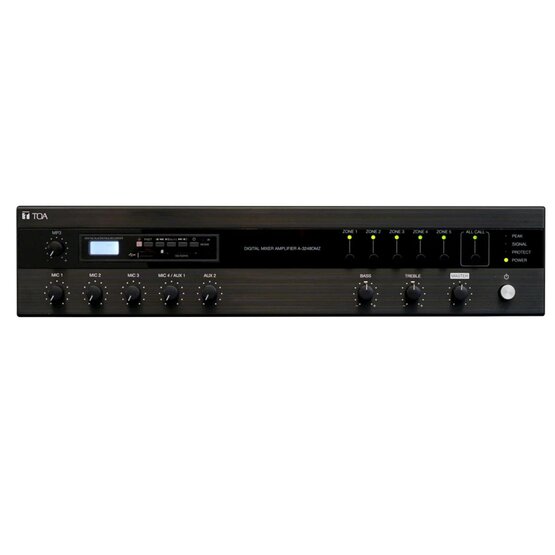 TOA A-3212DMZ-EB digitální 5 zónový mixážní zesilovač