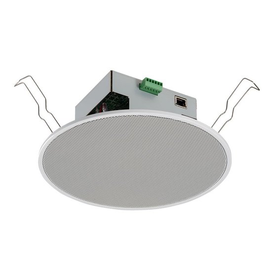 TOA IP-A1PC238 podhledový reproduktor pro CCTV aplikace