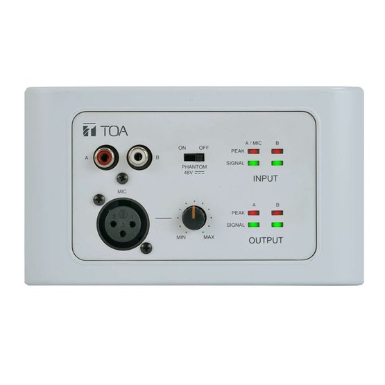 TOA M-822IO audio vstupně / výstupní modul