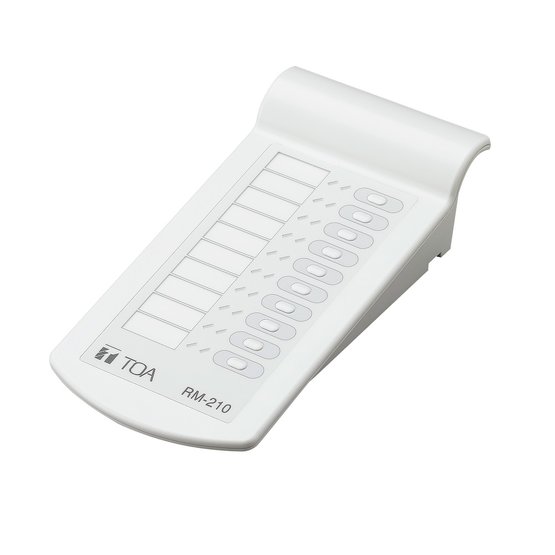 TOA RM-210 S rozšiřující klávesnice - všeobecná hlášení