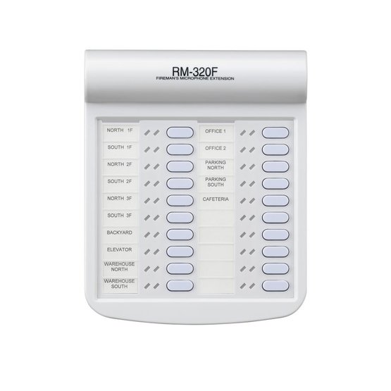 TOA RM-320F klávesnice pro rozšíření požární mikrofonní stanice