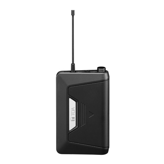 TOA WM-D5300 C7 vysílač pro náhlavní / klopový mikrofon