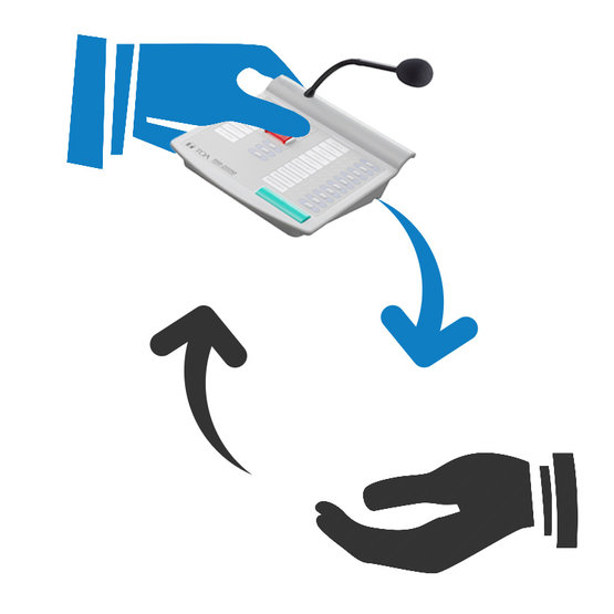 TOA ZAP RM-200M S mikrofonní stanice pro všeobecná hlášení