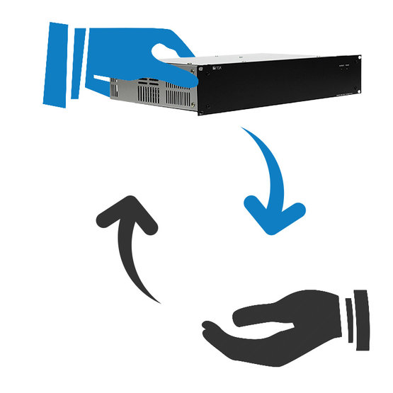 TOA ZAP VP-2421 INCL zálohový výkonový zesilovač se vstupním modulem