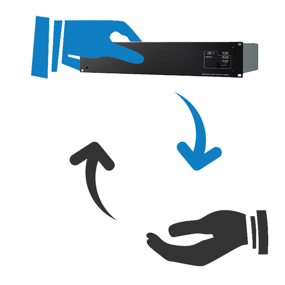 TOA ZAP VX-2000DS ER záložní napájecí zdroj