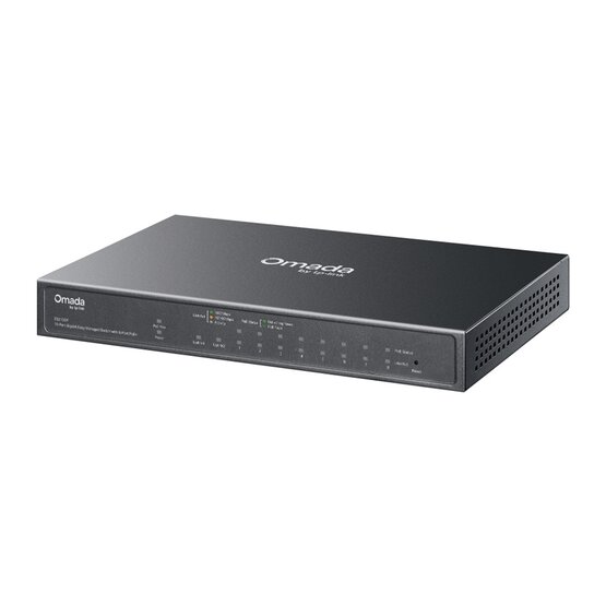 TP-Link TL-ES210GP 10 portový 1G PoE+ switch