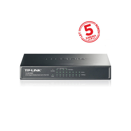 TP-Link TL-SG1008P 8portový PoE switch