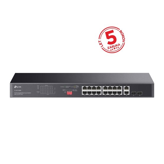 TP-Link TL-SG1218MP 16portový PoE switch
