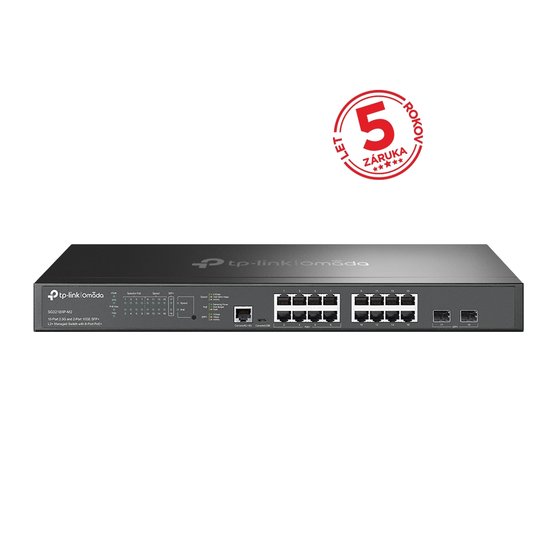 TP-Link TL-SG3218XP-M2 Omada 16 portový L2+ PoE+ switch