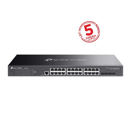 TP-Link TL-SG3428X Omada 28 portový L3 switch