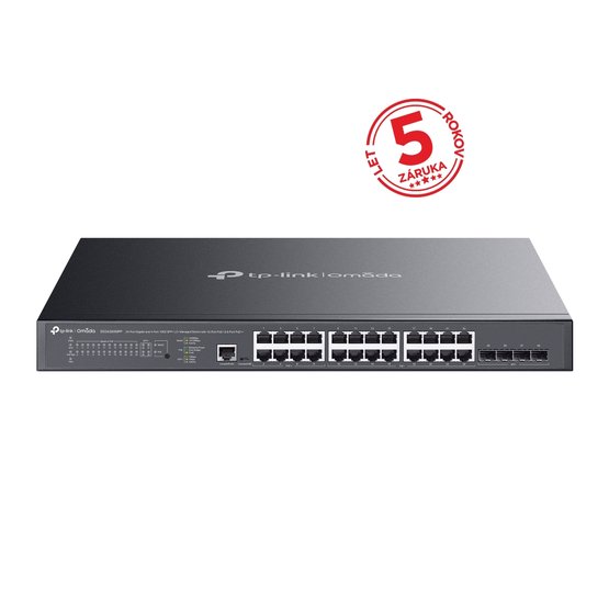 TP-Link TL-SG3428XMPP Omada 28 portový PoE++ switch