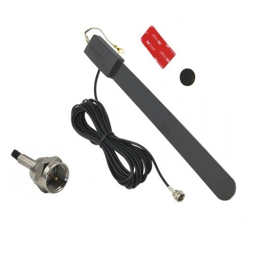 CAL-7137128 Calearo anténa TV nalepovací černá