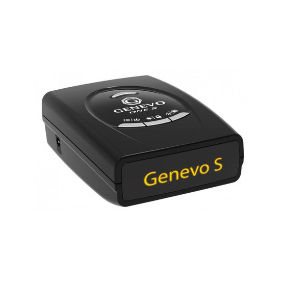 Genevo One S přenosný antiradar