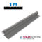 Solar Screen TOTAL UV 400 (bm) anti-UV interiérová fólie světle šedá 1m
